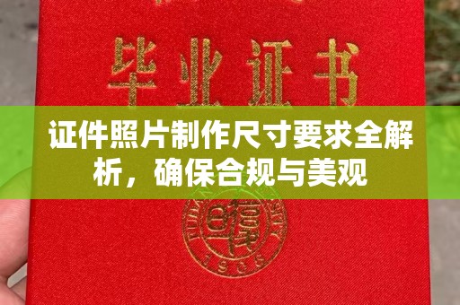 梨树证件照片制作尺寸要求全解析，确保合规与美观