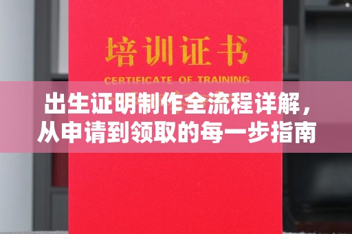 梨树出生证明制作全流程详解，从申请到领取的每一步指南