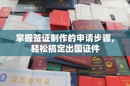 梨树掌握签证制作的申请步骤，轻松搞定出国证件