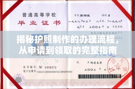 梨树揭秘护照制作的办理流程，从申请到领取的完整指南