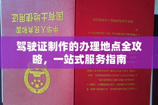梨树驾驶证制作的办理地点全攻略，一站式服务指南