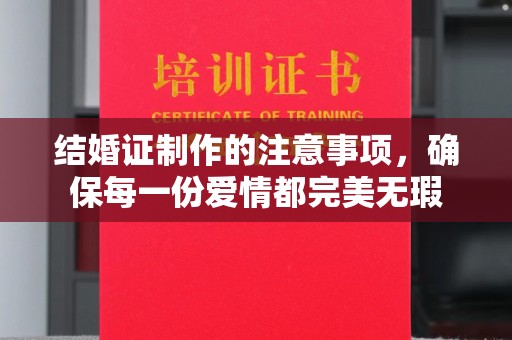 梨树结婚证制作的注意事项，确保每一份爱情都完美无瑕