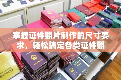 梨树掌握证件照片制作的尺寸要求，轻松搞定各类证件照